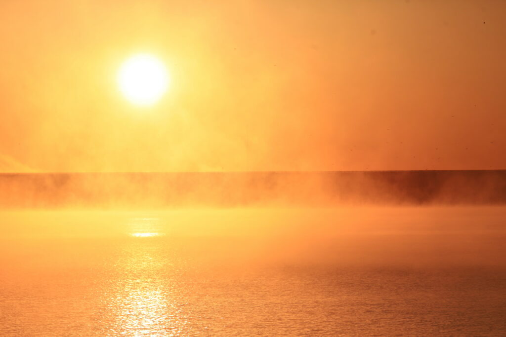 Sunrise at Clinton Lake